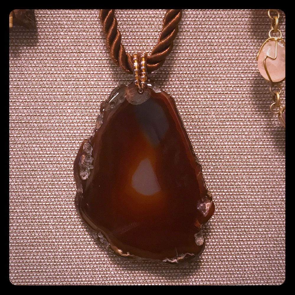 Agate Rope Necklace